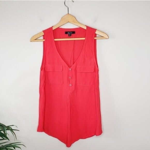 41 Hawthorn | Tomato Red Tank Blouse - Picture 1 of 4